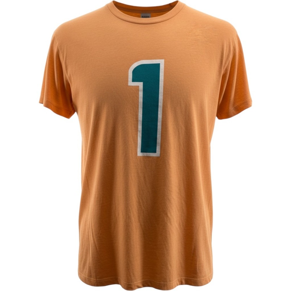 NFL Mens Miami Dolphins Tua Tagovailoa #1 Tee Shirt XXL Creamsicle NEW